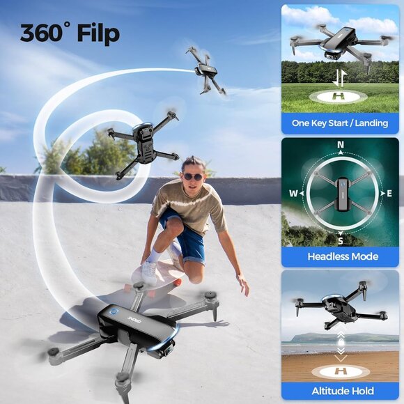 Velcase JY017 1080P FPV Foldable Drone Camera - Beginner Friendly Camera 1080P - Picture 5 of 7